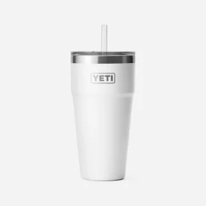 YETI - VERRE 26 oz (760 ml) AVEC COUVERCLE A PAILLE - White