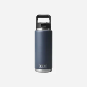 YETI - BOUTEILLE RAMBLER 26oz BOUCHON PAILLE - Navy