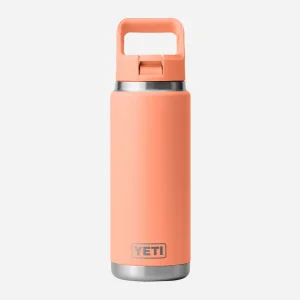 YETI - BOUTEILLE RAMBLER 26oz BOUCHON PAILLE - Lowcountry Peach