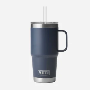YETI - MUG RAMBLER 25 oz (710 ml) AVEC COUVERCLE A PAILLE - Navy
