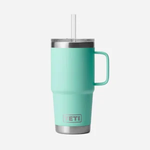 YETI - MUG RAMBLER 25 oz (710 ml) AVEC COUVERCLE A PAILLE - Seafoam