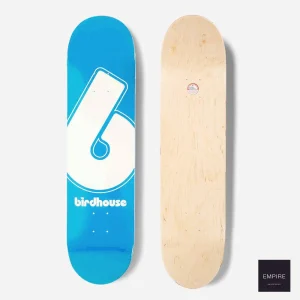 BIRDHOUSE GIANT B LOGO BLUE 7.75