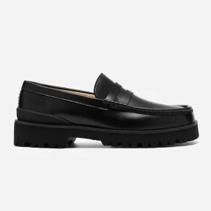 Chaussures Clarks Originals Yukoner Penny - Black Leather