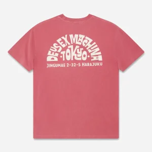 T-Shirt Deus Ex Machina - Tokyo Address Tee Melon Red