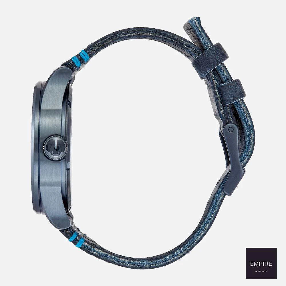 NIXON SENTRY LEATHER - All Dark Blue – Image 4
