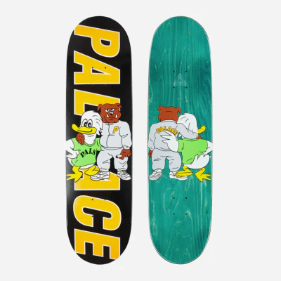 PALACE SKATEBOARDS - DUCK & DOG DECK - Black – Image 2