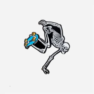 Powell Peralta - Skateboard Skeleton Pin - Glow