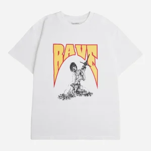 RAVE SKATEBOARDS - CASCA TEE - White